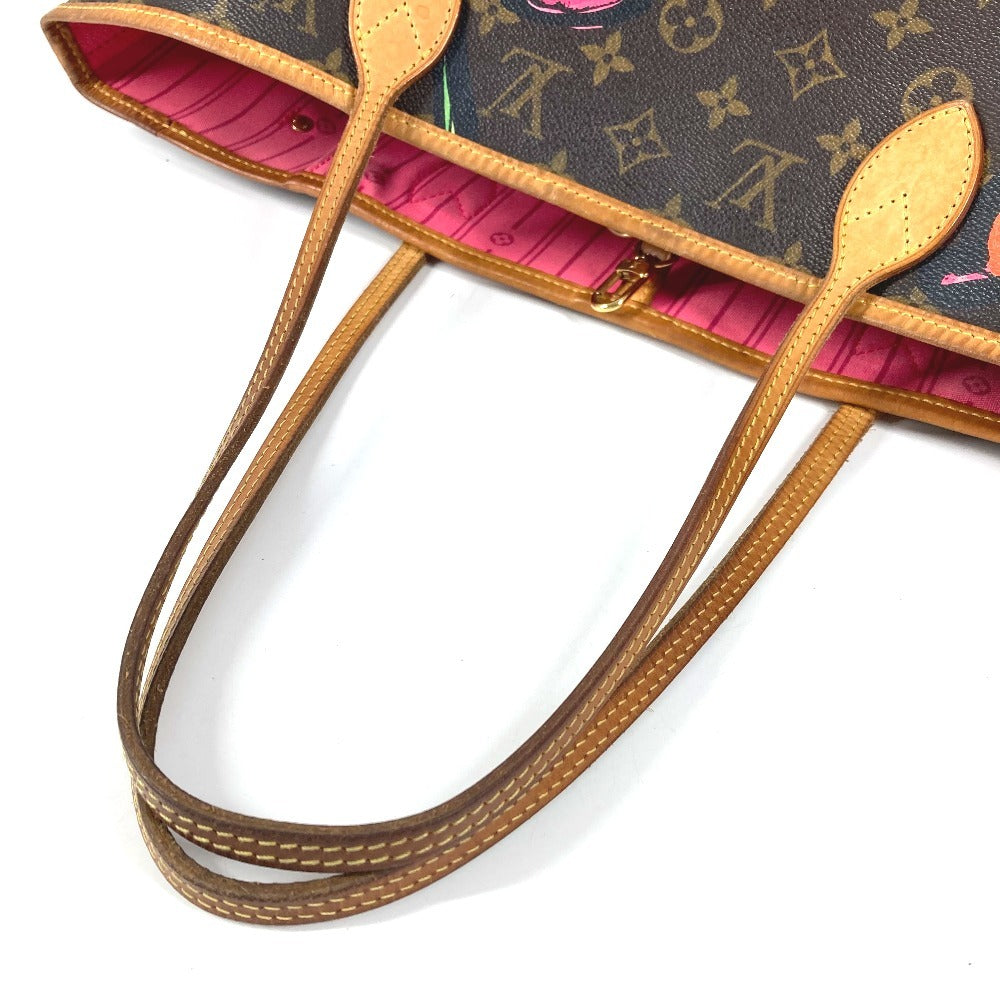 LOUIS VUITTON M48613 モノグラム ローズ 薔薇 ネヴァーフルMM ネヴァーフル MM ショルダーバッグ 肩掛け トートバッグ モノグラムキャンバス レディース ピンク