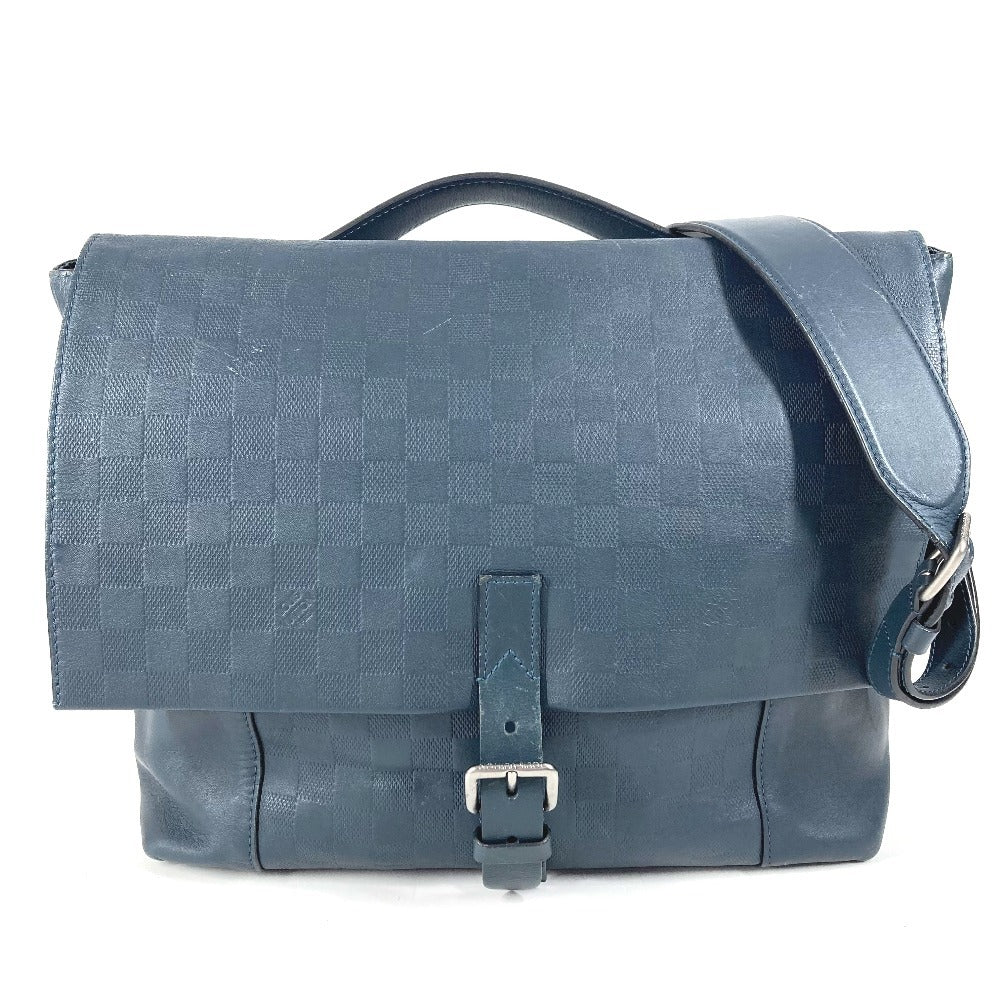 LOUIS VUITTON N41483 Damier Infini Loft Tote Bag 2WAY Bag Handbag Shoulder Bag Damier Infini Leather Unisex Cosmos Navy