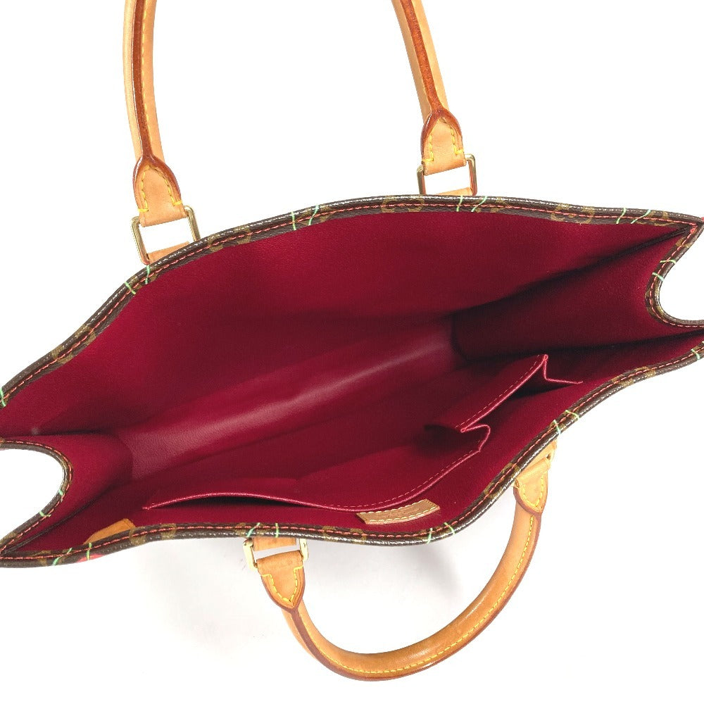LOUIS VUITTON M95010 モノグラム チェリー 村上隆 サック プラ サックプラ カバン トートバッグ 縦型トート ショルダーバッグ モノグラムチェリーキャンバス ユニセックス レッド