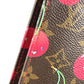 LOUIS VUITTON M95010 モノグラム チェリー 村上隆 サック プラ サックプラ カバン トートバッグ 縦型トート ショルダーバッグ モノグラムチェリーキャンバス ユニセックス レッド