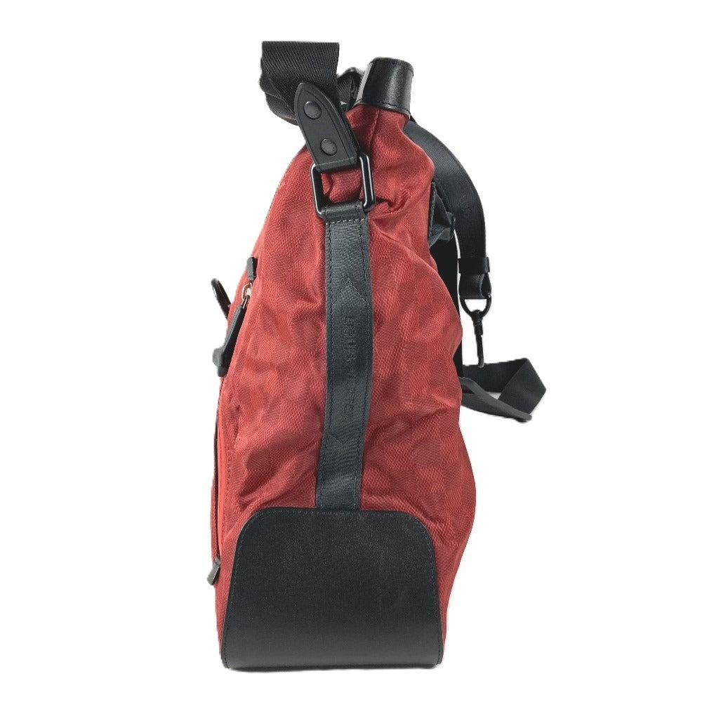 LOUIS VUITTON N41191 ルイヴィトンカップ ダミエチャレンジ ソラーノ カバン 2WAYバッグ トートバッグ 斜め掛け ハンドバッグ ショルダーバッグ レザー/ナイロン ユニセックス レッド