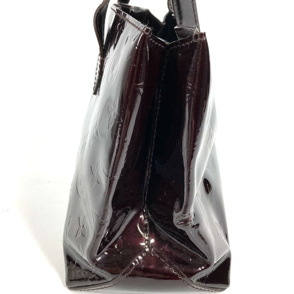 LOUIS VUITTON M93641 Monogram Vernis Wilshire PM Tote Bag, Monogram Vernis Canvas, Women's, Amaranth Purple