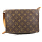 LOUIS VUITTON M51257 モノグラム ミュゼット タンゴ ミュゼットタンゴ カバン 肩掛け ショート フラップ ショルダーバッグ モノグラムキャンバス ユニセックス ブラウン