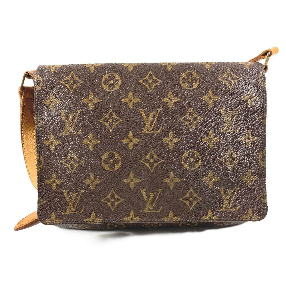 LOUIS VUITTON M51257 モノグラム ミュゼット タンゴ ミュゼットタンゴ カバン 肩掛け ショート フラップ ショルダーバッグ モノグラムキャンバス ユニセックス ブラウン