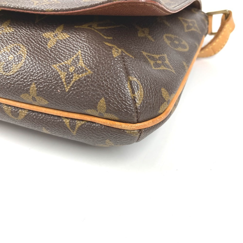 LOUIS VUITTON M51257 モノグラム ミュゼット タンゴ ミュゼットタンゴ カバン 肩掛け ショート フラップ ショルダーバッグ モノグラムキャンバス ユニセックス ブラウン