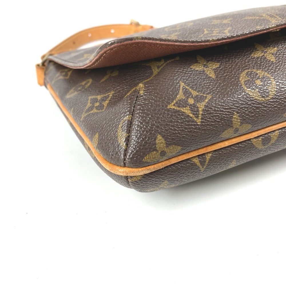 LOUIS VUITTON M51257 モノグラム ミュゼット タンゴ ミュゼットタンゴ カバン 肩掛け ショート フラップ ショルダーバッグ モノグラムキャンバス ユニセックス ブラウン