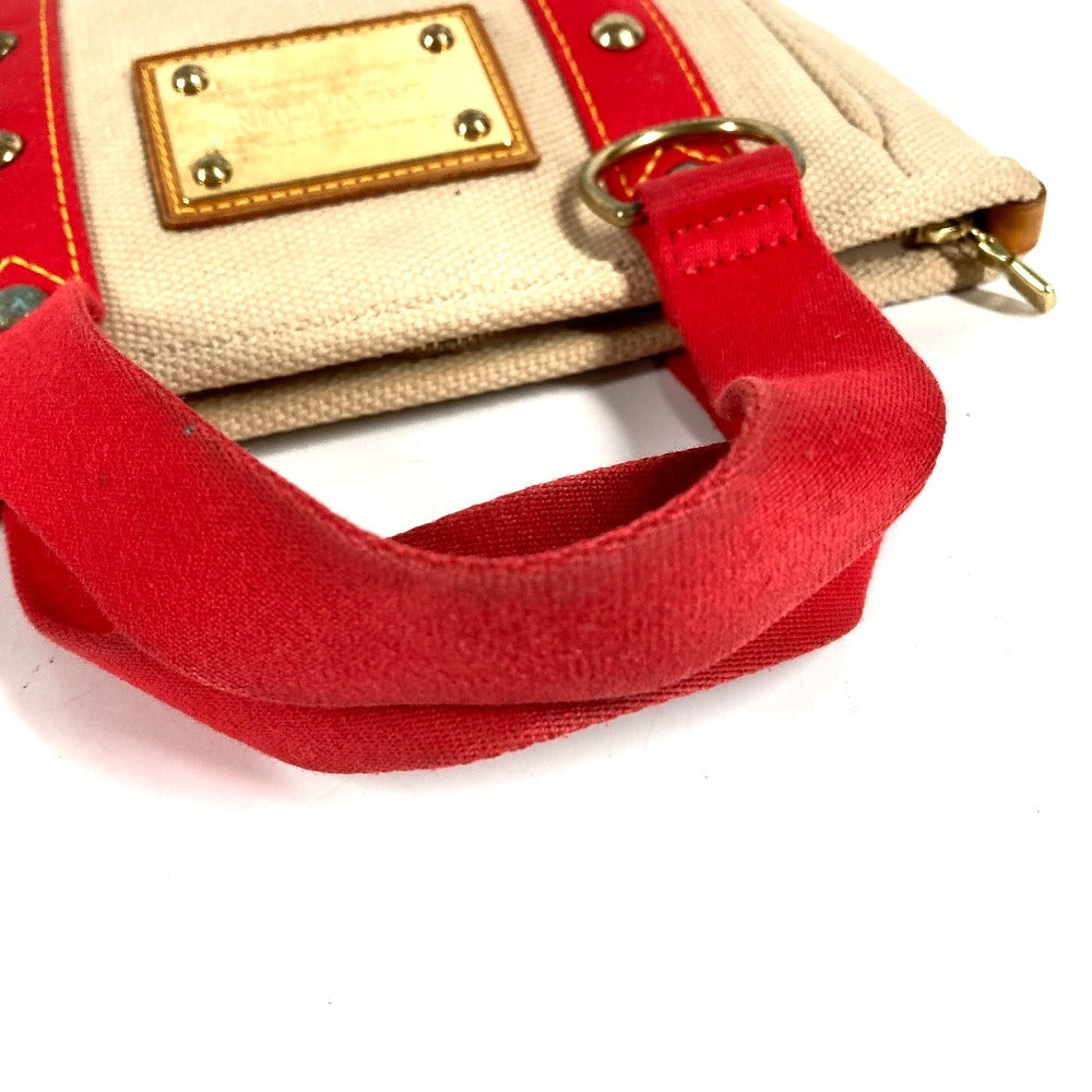 LOUIS VUITTON M40038 アンティグア カバPM カバ PM カバン トートバッグ ハンドバッグ キャンバス ユニセックス ベージュ
