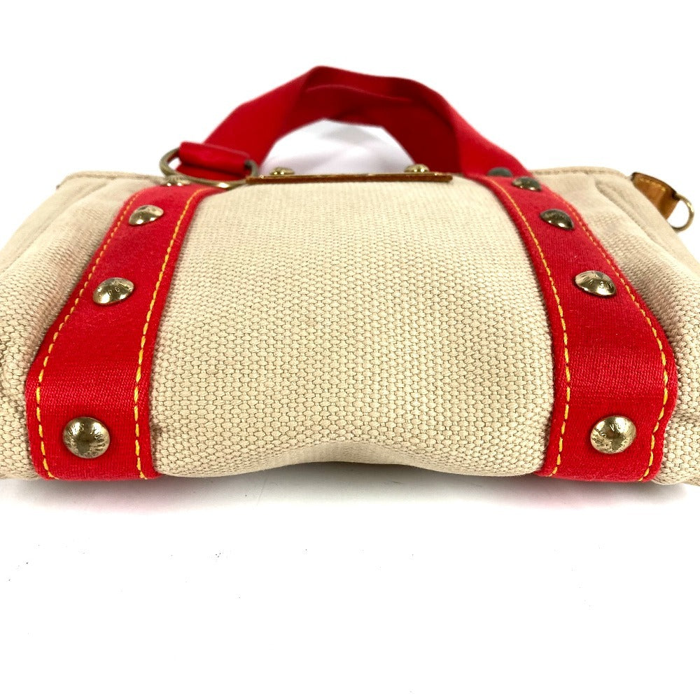 LOUIS VUITTON M40038 アンティグア カバPM カバ PM カバン トートバッグ ハンドバッグ キャンバス ユニセックス ベージュ