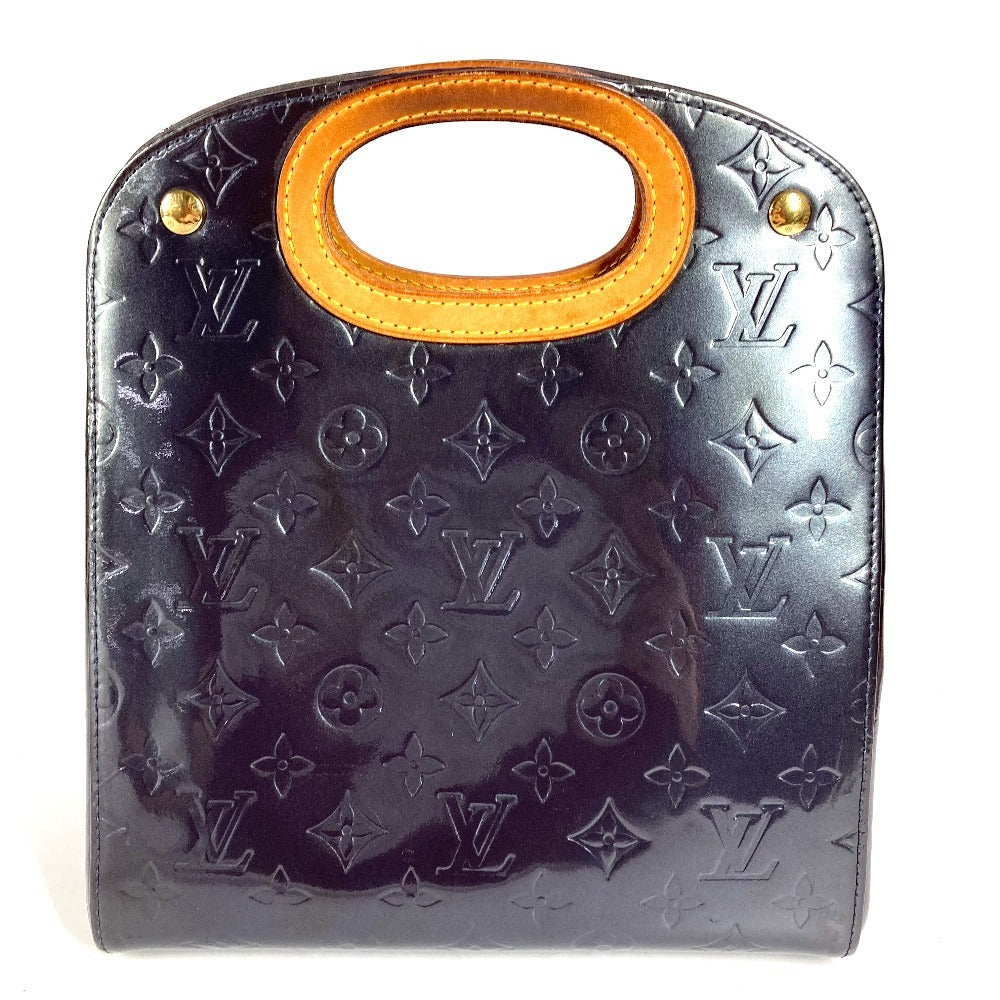 LOUIS VUITTON M91377 モノグラムヴェルニ メープルドライブ カバン トートバッグ ハンドバッグ ユニセックス アンディゴ ブルー