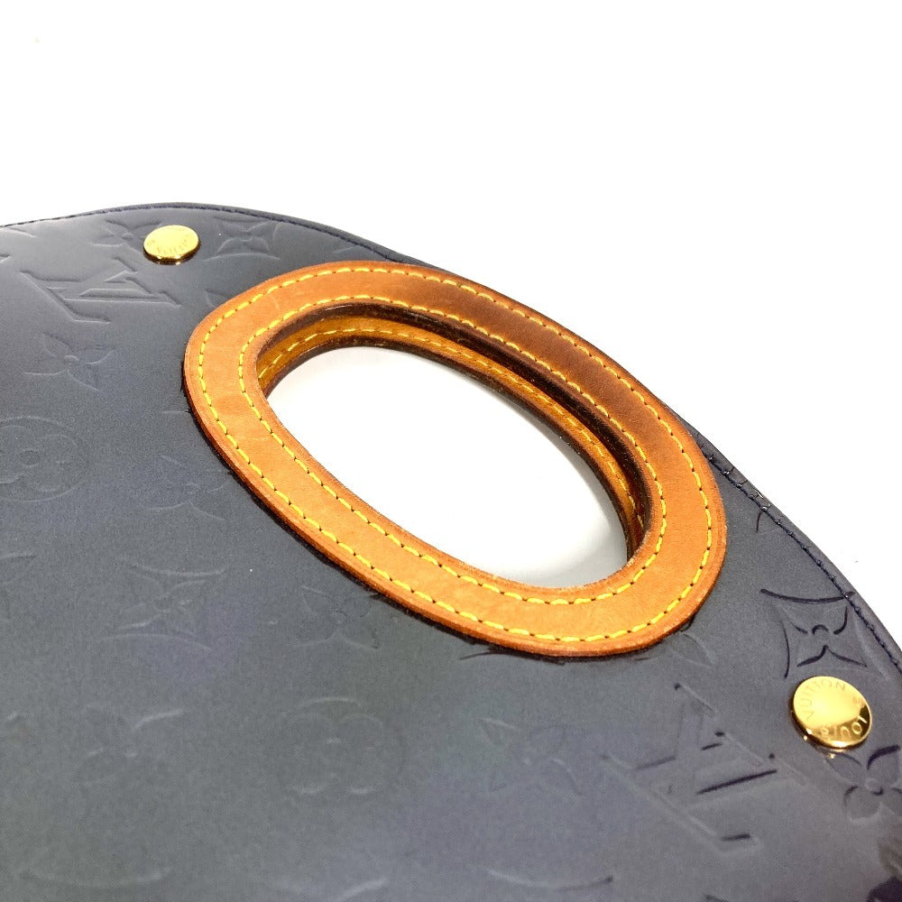 LOUIS VUITTON M91377 モノグラムヴェルニ メープルドライブ カバン トートバッグ ハンドバッグ ユニセックス アンディゴ ブルー