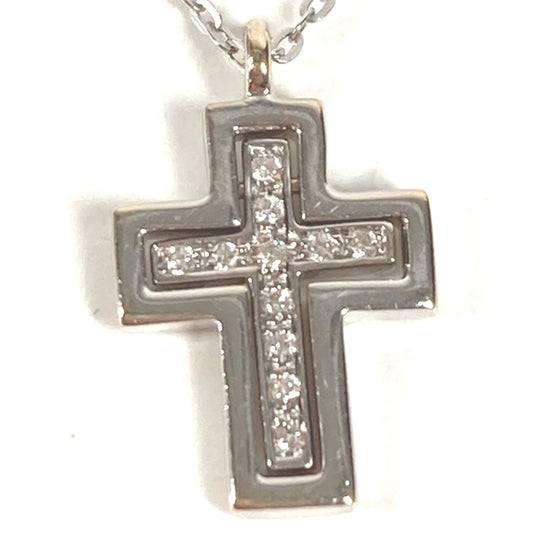 Damiani K18 金 18K ベルエポック ネックレス XXS ダイヤモンド ダイヤ アクセサリー チェーン ネックレス WG750 ユニセックス シルバー