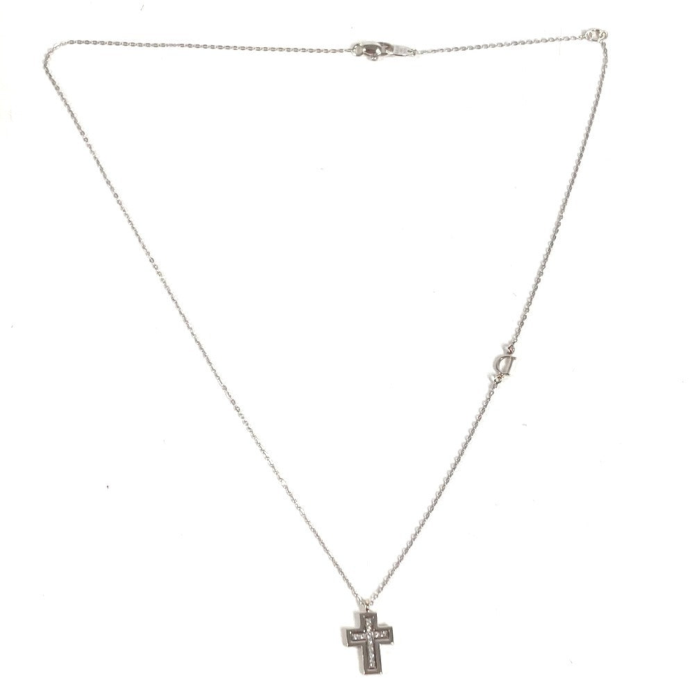 Damiani K18 Gold 18K Belle Epoque Necklace XXS Diamond Diamonds Accessory Chain Necklace WG750 Unisex Silver