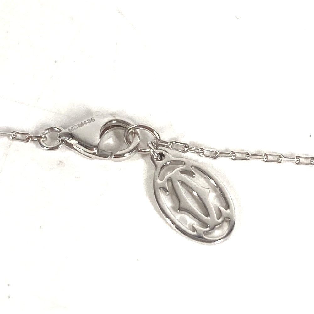 CARTIER K18 Gold 18K Damour Necklace XS Damour Necklace XS Accessory Chain Necklace Au750 Unisex Silver