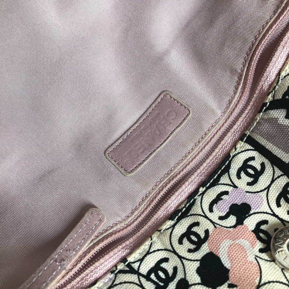 CHANEL Vintage Logo CC Coco Mark All-Over Print Bag Shoulder Tote Bag Shoulder Bag Leather/Canvas Unisex Multi-color