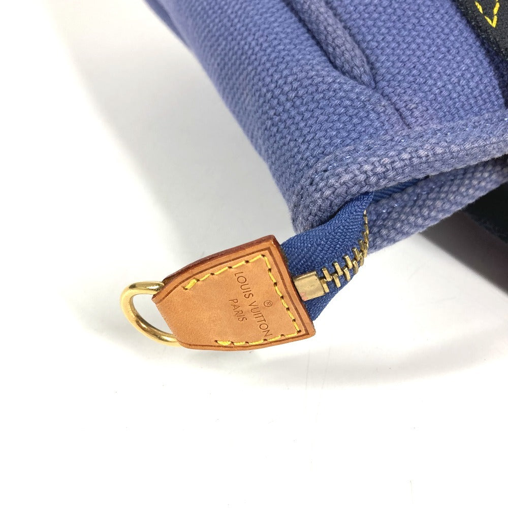 LOUIS VUITTON M40090 Antigua Cabas PM PM Bag Tote Bag Handbag Canvas Unisex Blue