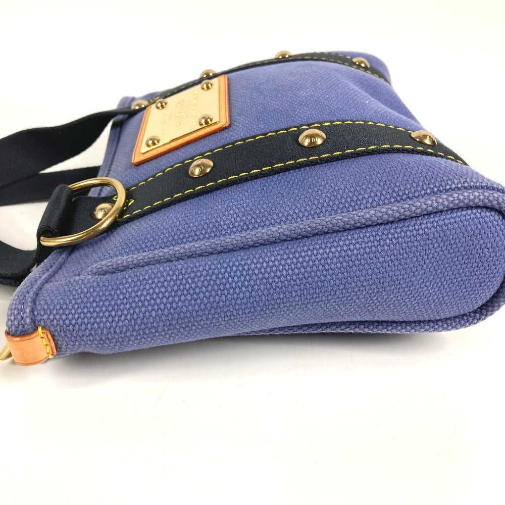 LOUIS VUITTON M40090 Antigua Cabas PM PM Bag Tote Bag Handbag Canvas Unisex Blue