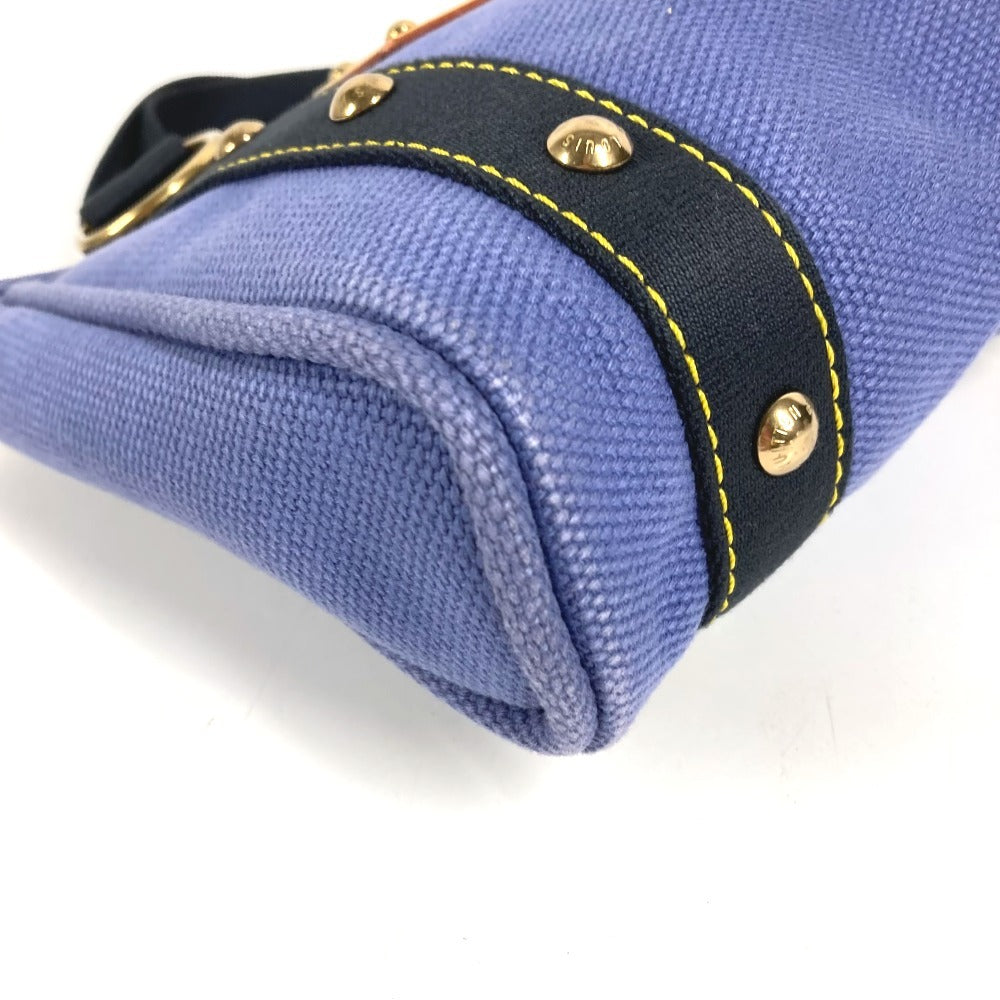 LOUIS VUITTON M40090 Antigua Cabas PM PM Bag Tote Bag Handbag Canvas Unisex Blue