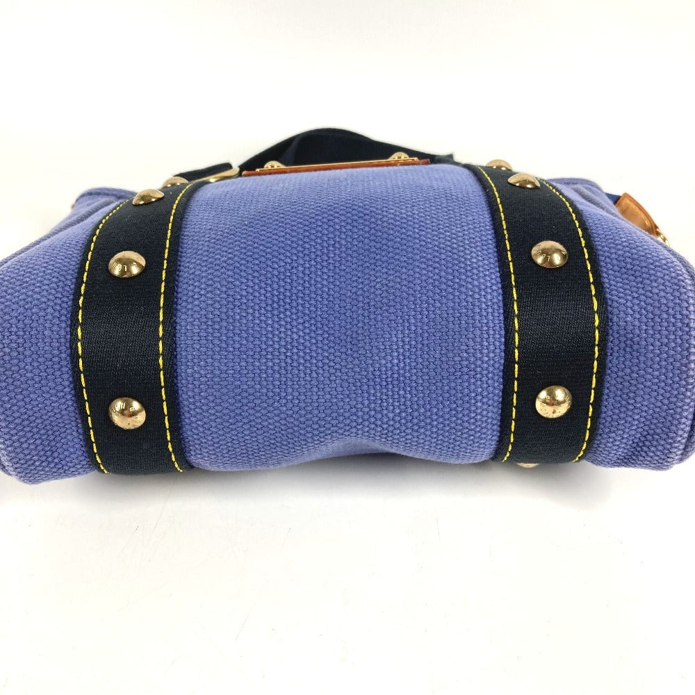 LOUIS VUITTON M40090 Antigua Cabas PM PM Bag Tote Bag Handbag Canvas Unisex Blue