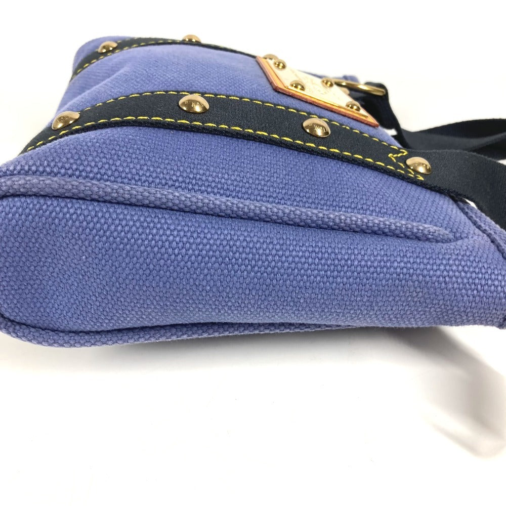 LOUIS VUITTON M40090 Antigua Cabas PM PM Bag Tote Bag Handbag Canvas Unisex Blue