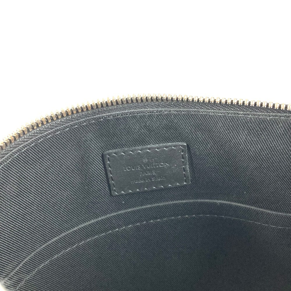 LOUIS VUITTON N42418 ダミエアンフィニ ディスカバリーメッセンジャー カバン 斜め掛け ポシェット ショルダーバッグ ダミエアンフィニレザー ユニセックス オニキス ブラック