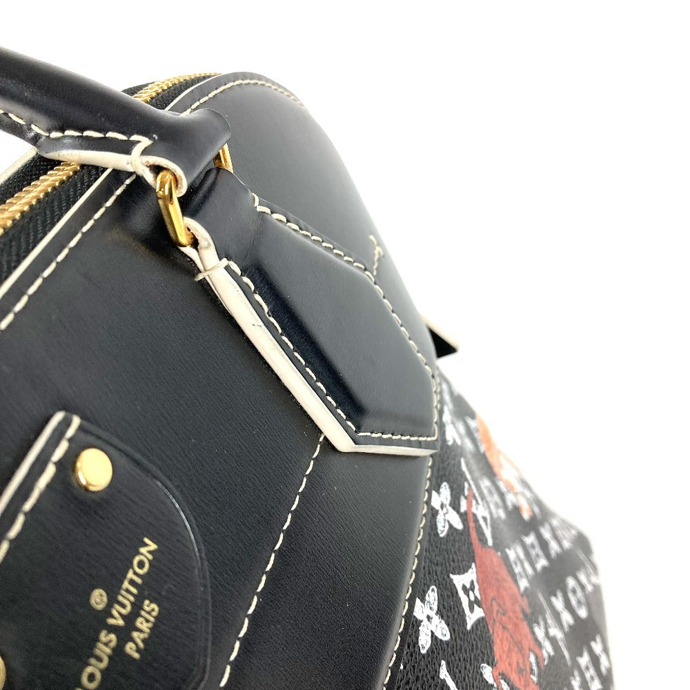 LOUIS VUITTON M44403 キャットグラム 猫 グレースコディントンコラボ アルマスープル トートバッグ カバン 肩掛け ショルダーバッグ レザー レディース ノワール ブラック