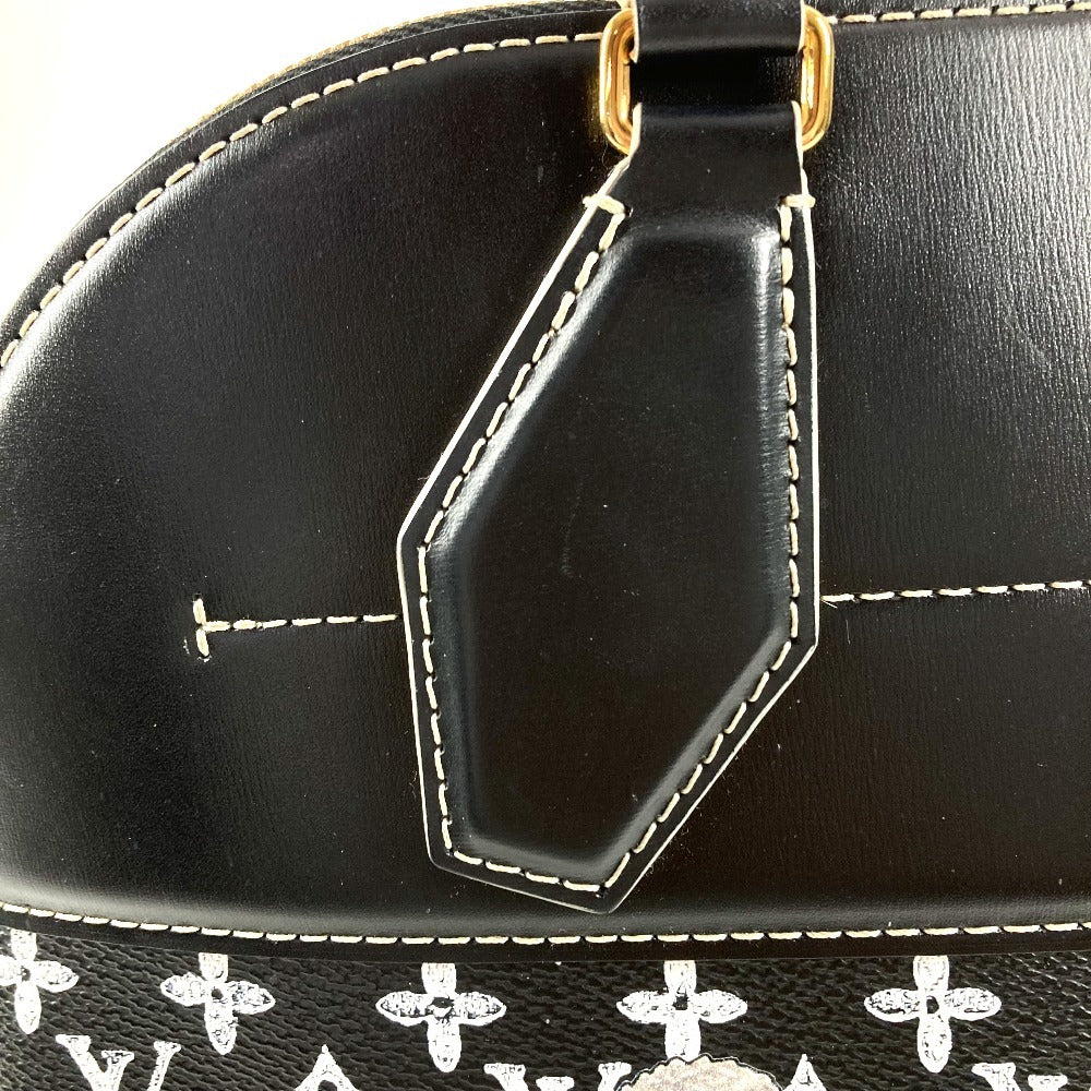 LOUIS VUITTON M44403 キャットグラム 猫 グレースコディントンコラボ アルマスープル トートバッグ カバン 肩掛け ショルダーバッグ レザー レディース ノワール ブラック