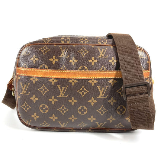 LOUIS VUITTON M45254 モノグラム リポーターPM リポーター PM 斜め掛け カバン ショルダーバッグ モノグラムキャンバス ユニセックス ブラウン