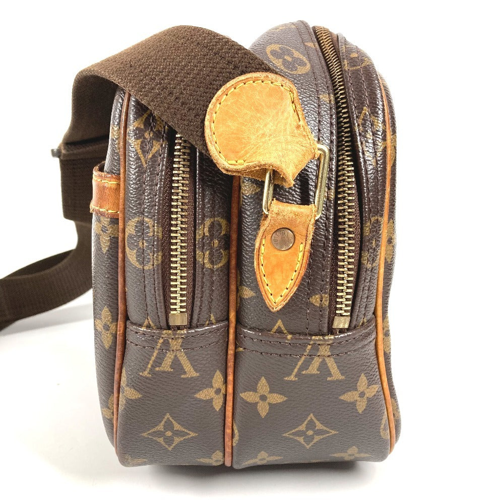 LOUIS VUITTON M45254 モノグラム リポーターPM リポーター PM 斜め掛け カバン ショルダーバッグ モノグラムキャンバス ユニセックス ブラウン