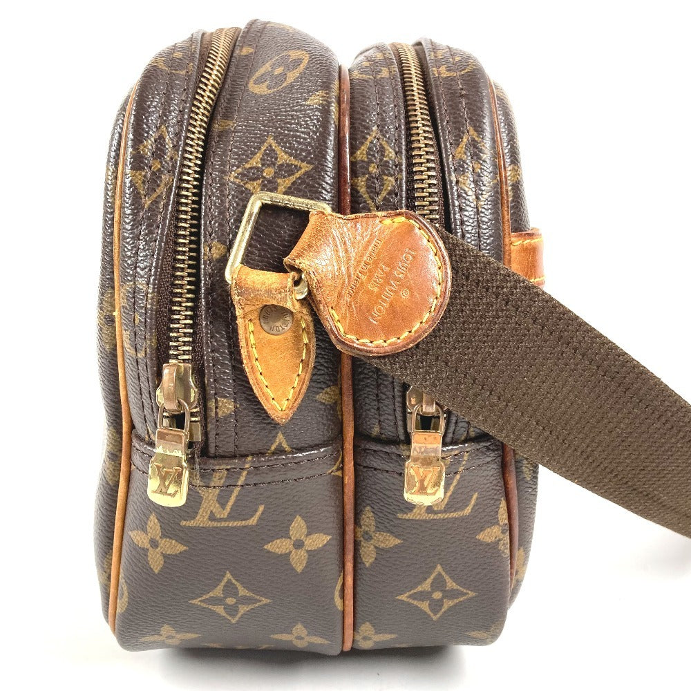 LOUIS VUITTON M45254 モノグラム リポーターPM リポーター PM 斜め掛け カバン ショルダーバッグ モノグラムキャンバス ユニセックス ブラウン