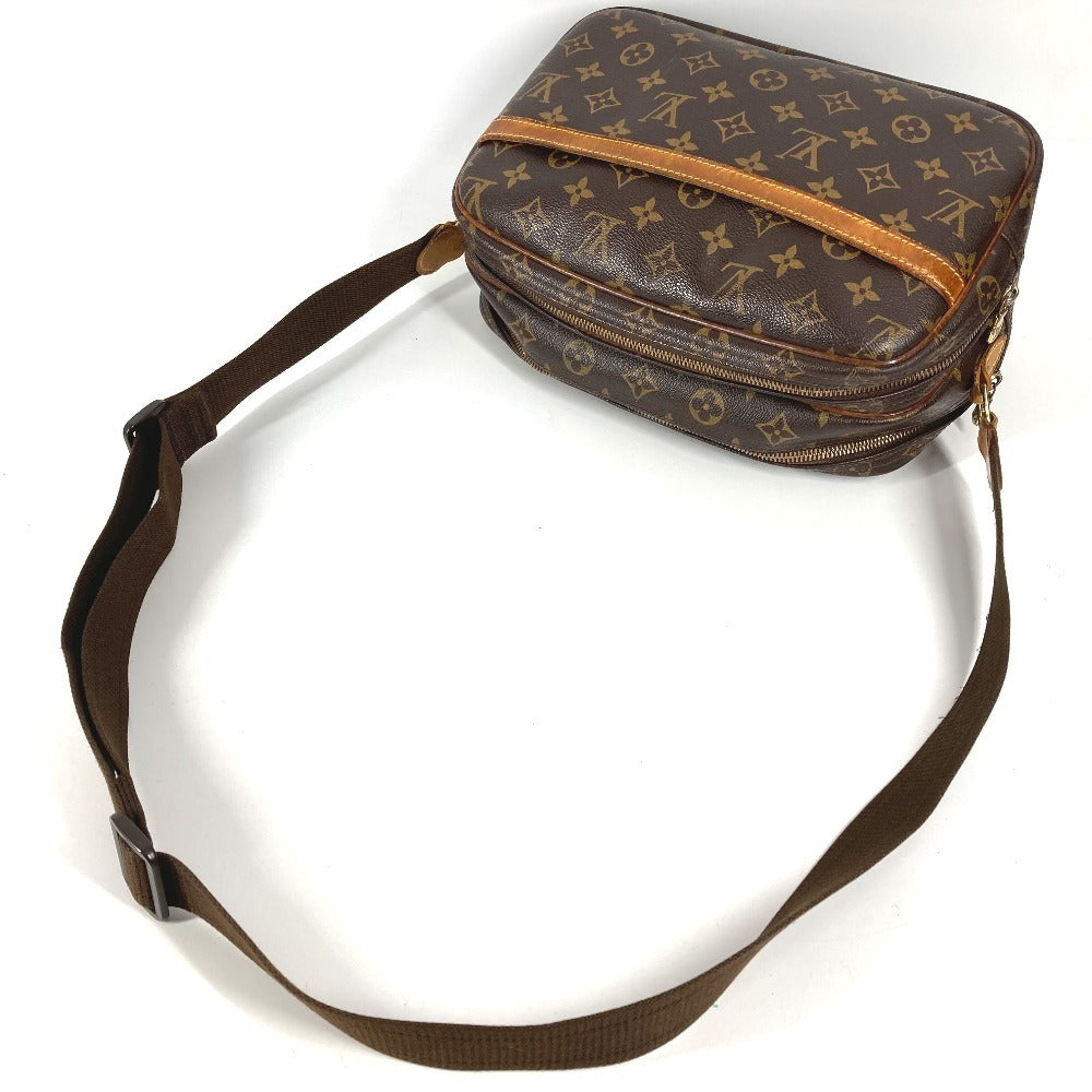 LOUIS VUITTON M45254 モノグラム リポーターPM リポーター PM 斜め掛け カバン ショルダーバッグ モノグラムキャンバス ユニセックス ブラウン