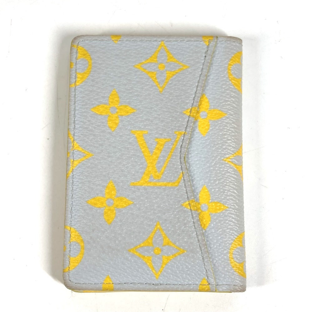 LOUIS VUITTON M14769 モノグラム オーガナイザードゥポッシュ 2つ折り パスケース 名刺入れ カードケース レザー ユニセックス グレー