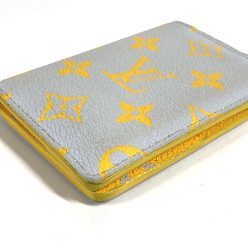 LOUIS VUITTON M14769 モノグラム オーガナイザードゥポッシュ 2つ折り パスケース 名刺入れ カードケース レザー ユニセックス グレー