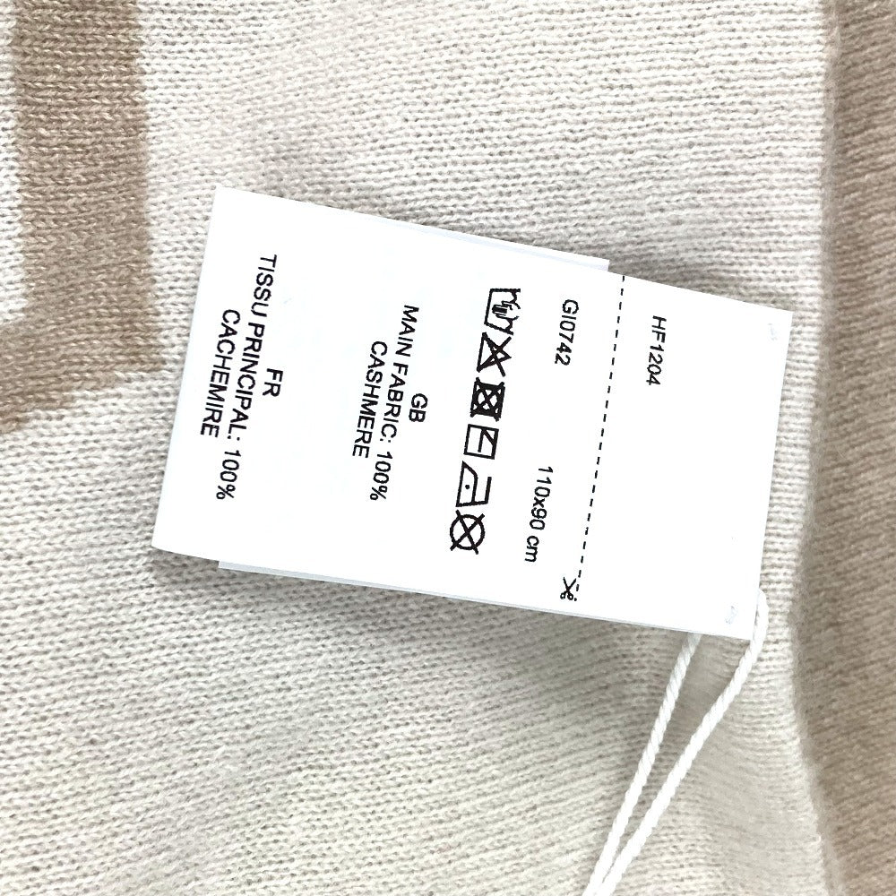 LOUIS VUITTON GI0742 ダミエチェッカー モノグラム ベビー ブランケット インテリア　BABY ベビー 毛布 ブランケット カシミヤ キッズ デューン ベージュ