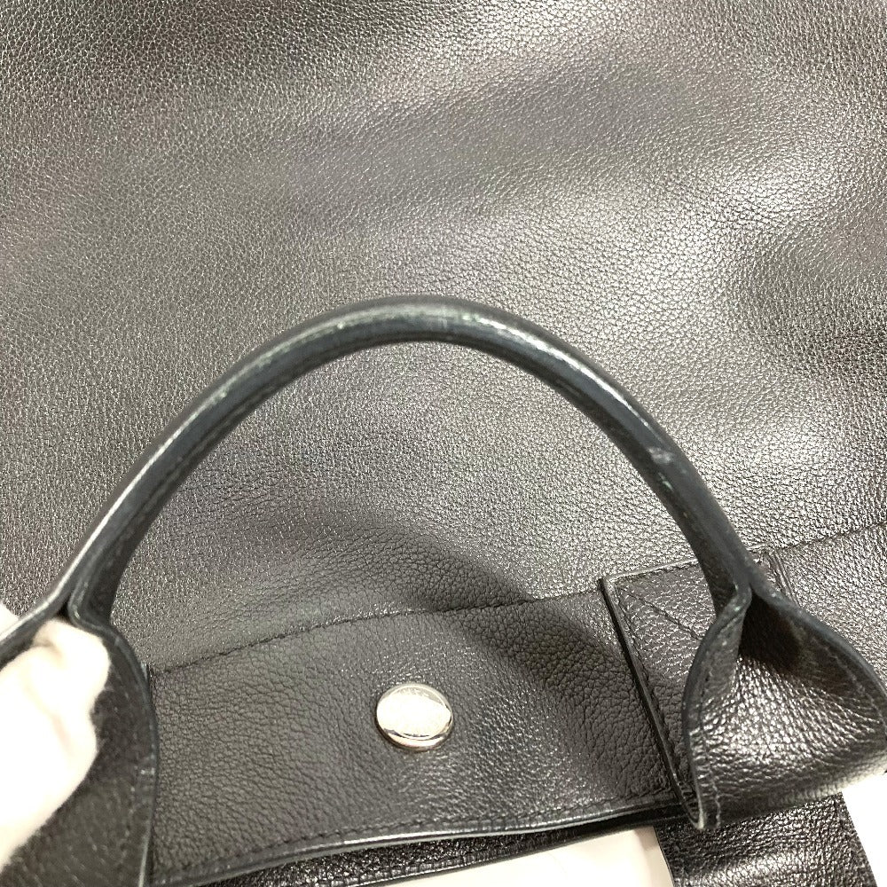 HERMES サックベルラン40 サックベルラン 40 カバン ハンドバッグ トートバッグ レザー ユニセックス ブラック