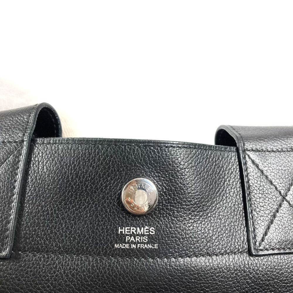HERMES サックベルラン40 サックベルラン 40 カバン ハンドバッグ トートバッグ レザー ユニセックス ブラック