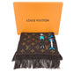 LOUIS VUITTON MP2964 ヴァージルアブロー エシャルプLVフレンズ フリンジ マフラー ウール ユニセックス ブラウン