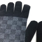 LOUIS VUITTON M70006 ダミエグラフィット ゴン プティ ダミエ　ゴンプティダミエ グローブ 手袋 ウール メンズ ブラック