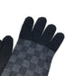 LOUIS VUITTON M70006 ダミエグラフィット ゴン プティ ダミエ　ゴンプティダミエ グローブ 手袋 ウール メンズ ブラック