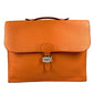 HERMES ブリーフケース 書類カバン サックアデペッシュ41 サックアデペッシュ 41 トートバッグ ハンドバッグ ビジネスバッグ トリヨンクレマンス ユニセックス オレンジ