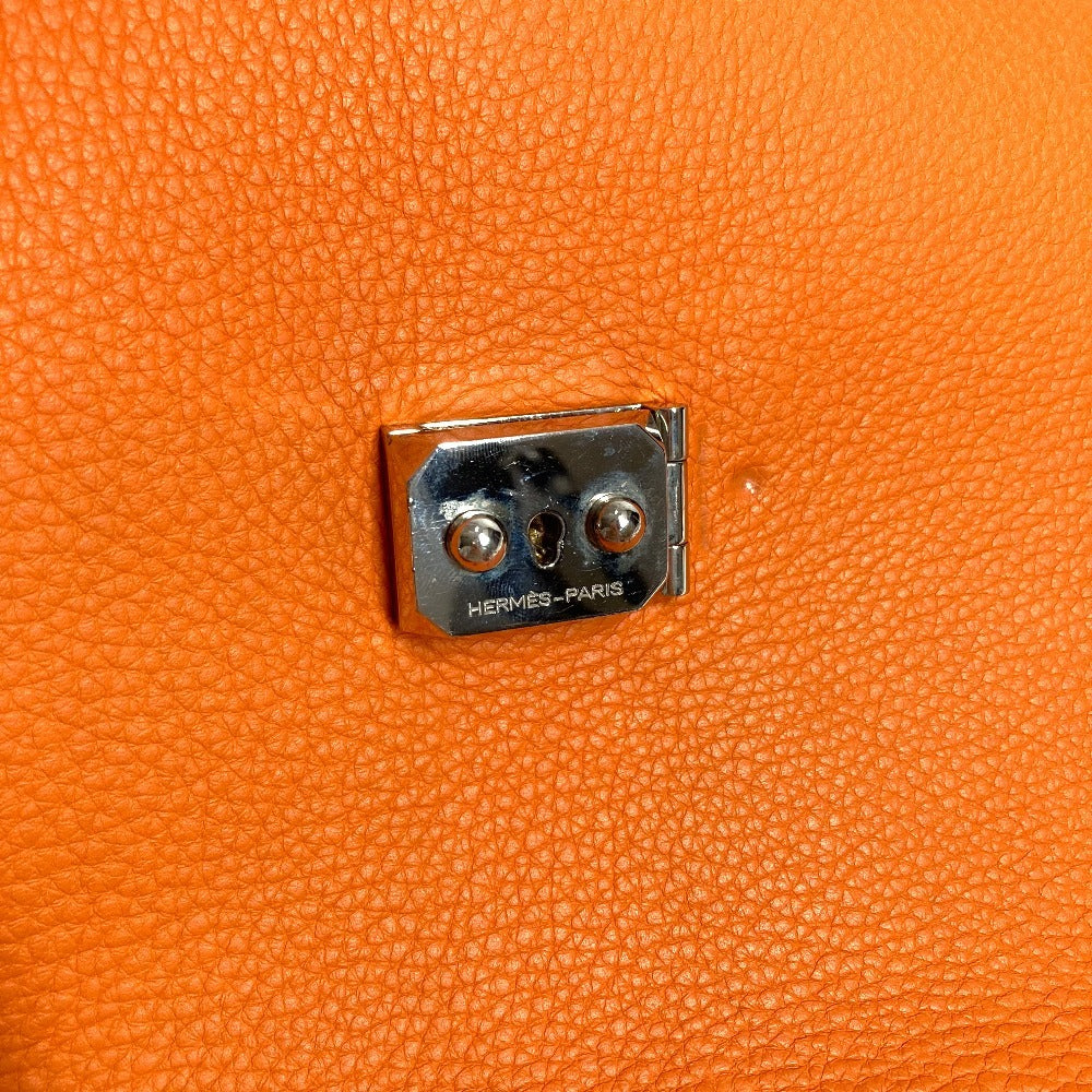 HERMES ブリーフケース 書類カバン サックアデペッシュ41 サックアデペッシュ 41 トートバッグ ハンドバッグ ビジネスバッグ トリヨンクレマンス ユニセックス オレンジ