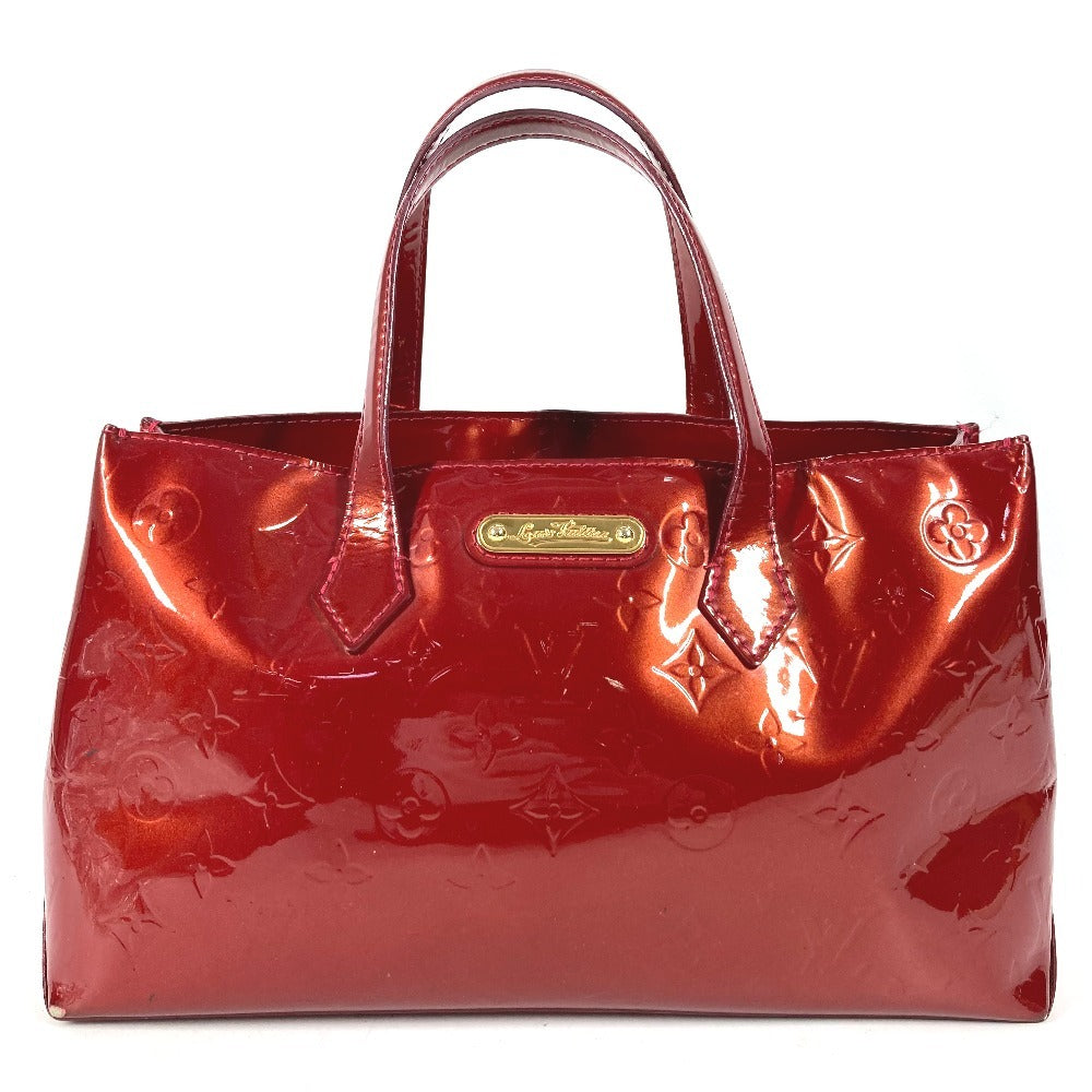 LOUIS VUITTON M93642 モノグラムヴェルニ ウィルシャーPM ウィルシャー PM カバン ハンドバッグ トートバッグ モノグラムヴェルニキャンバス レディース ポムダムール レッド