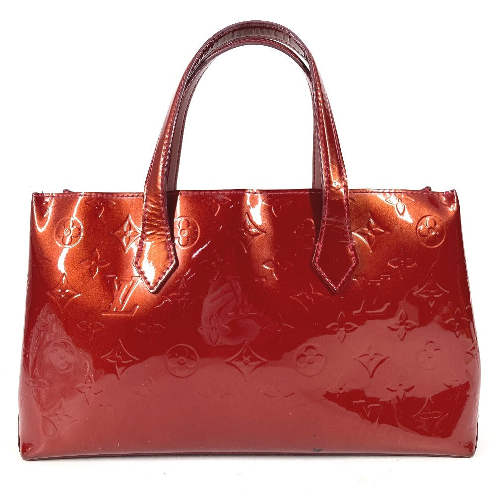 LOUIS VUITTON M93642 モノグラムヴェルニ ウィルシャーPM ウィルシャー PM カバン ハンドバッグ トートバッグ モノグラムヴェルニキャンバス レディース ポムダムール レッド