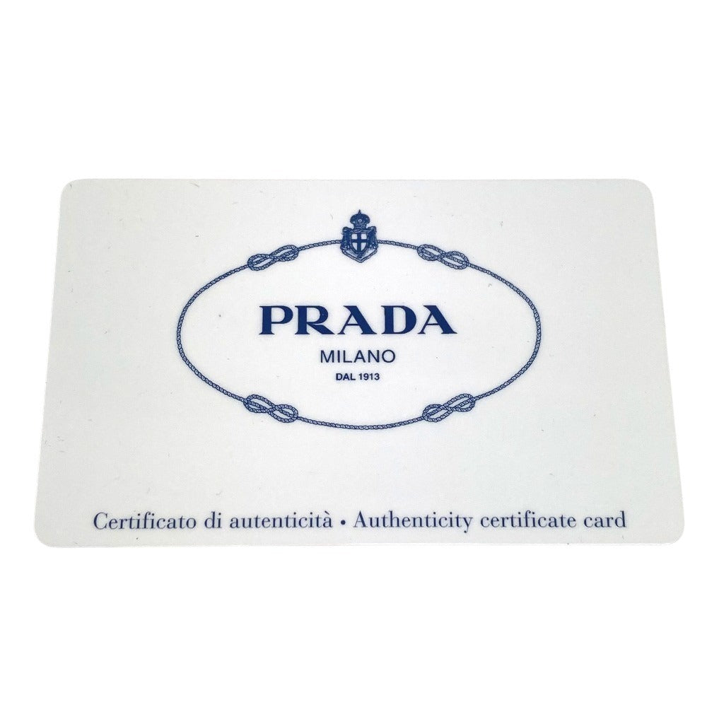 PRADA BT0953 トライアングルロゴ 三角ロゴ プレート カバン フラップ 斜め掛け メッセンジャーバッグ ショルダーバッグ レザー/ナイロン ユニセックス グレー系