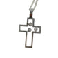Chopard ダイヤ ハッピーダイヤモンド クロス ネックレス ジュエリー アクセサリー K18 金 18K ペンダントトップ WG750 レディース シルバー