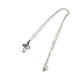 Chopard ダイヤ ハッピーダイヤモンド クロス ネックレス ジュエリー アクセサリー K18 金 18K ペンダントトップ WG750 レディース シルバー