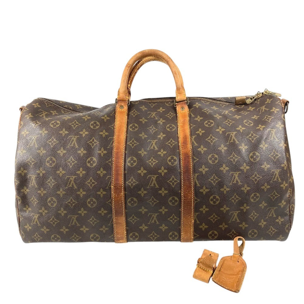 LOUIS VUITTON M41414 Monogram Keepall Bandouliere 55 Bag Travel Bag Handbag Boston Bag Monogram Canvas Unisex Brown