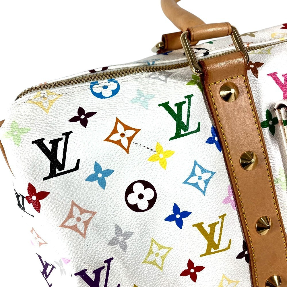 LOUIS VUITTON M92641 モノグラムマルチカラー 村上隆 キーポル45 キーポル 45 カバン 旅行バッグ トラベルバッグ ハンドバッグ ボストンバッグ モノグラムマルチカラーキャンバス ユニセックス ブロン ホワイト