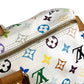 LOUIS VUITTON M92641 モノグラムマルチカラー 村上隆 キーポル45 キーポル 45 カバン 旅行バッグ トラベルバッグ ハンドバッグ ボストンバッグ モノグラムマルチカラーキャンバス ユニセックス ブロン ホワイト