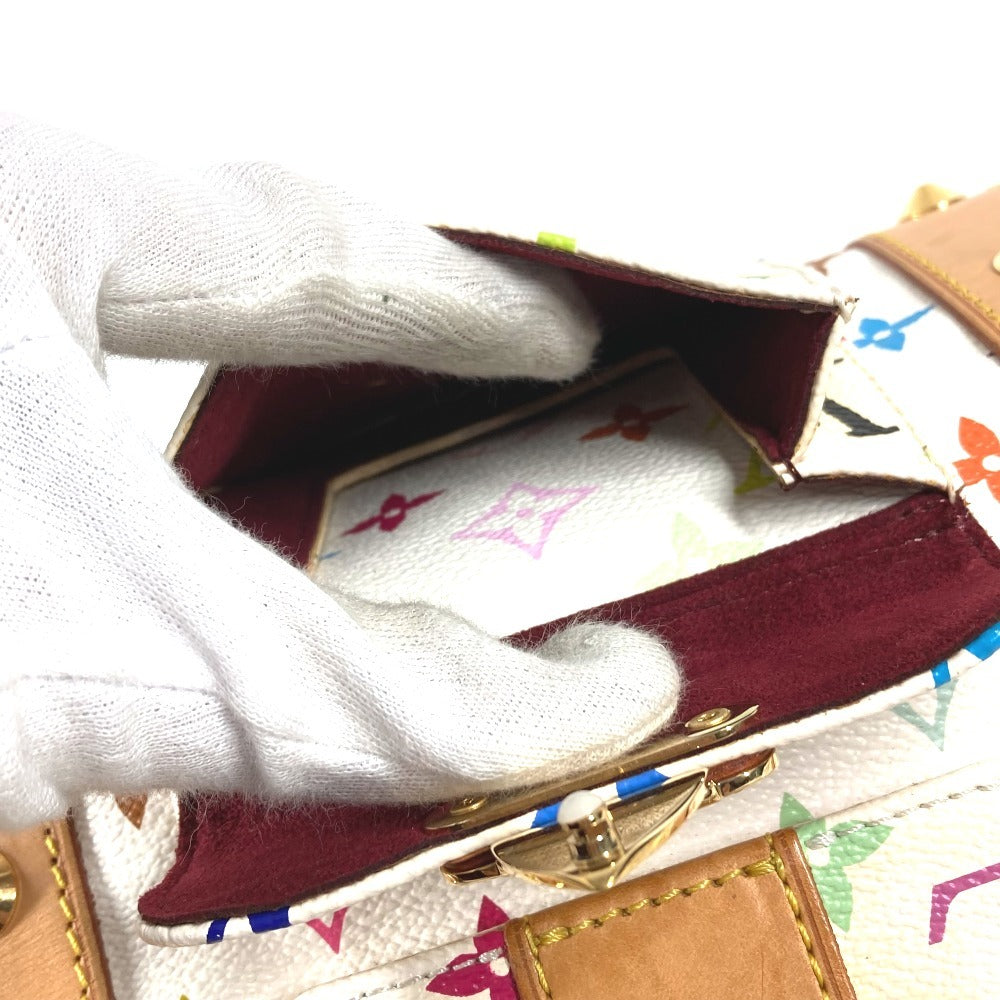 LOUIS VUITTON M92641 モノグラムマルチカラー 村上隆 キーポル45 キーポル 45 カバン 旅行バッグ トラベルバッグ ハンドバッグ ボストンバッグ モノグラムマルチカラーキャンバス ユニセックス ブロン ホワイト