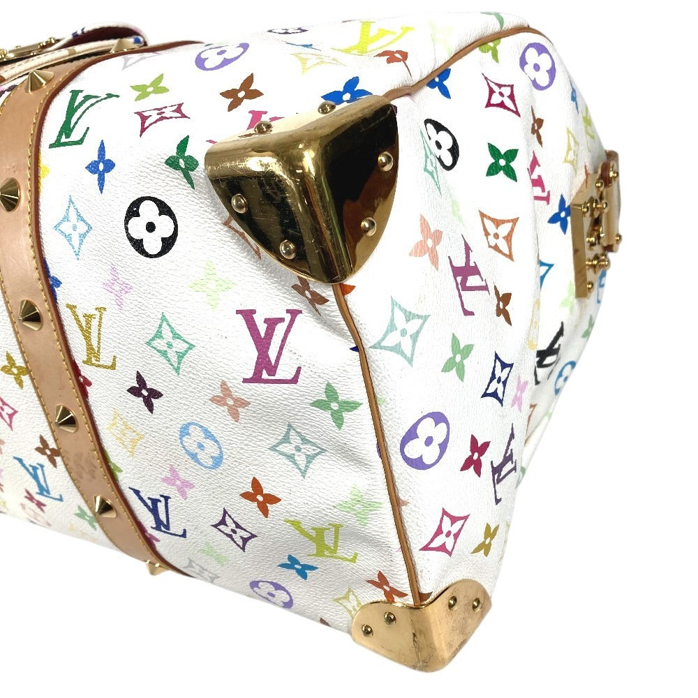 LOUIS VUITTON M92641 モノグラムマルチカラー 村上隆 キーポル45 キーポル 45 カバン 旅行バッグ トラベルバッグ ハンドバッグ ボストンバッグ モノグラムマルチカラーキャンバス ユニセックス ブロン ホワイト